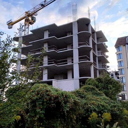 Ход строительства ЖК Садочок, 8 дом, сентябрь 2024