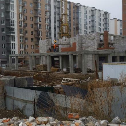 Ход строительства ЖК Днепровская Брама 2, 8 дом (секции 15-16), ноябрь 2024