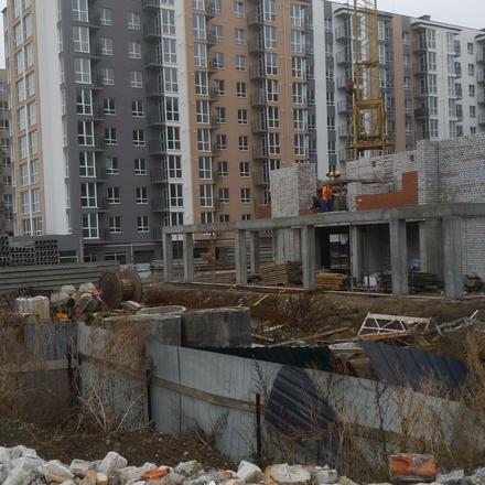 Ход строительства ЖК Днепровская Брама 2, 8 дом (секции 15-16), ноябрь 2024