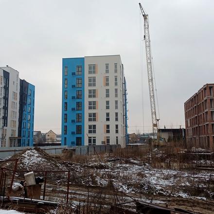Хід будівництва ЖК One Family, 1-3 будинки, січень 2025