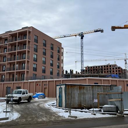 Ход строительства ул. И. Мыколайчука, 1 дом, январь 2025