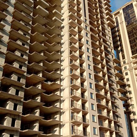 Хід будівництва ЖК Акрополь, 3 будинок (секція А), січень 2025