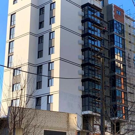 Хід будівництва вул. Данилишиних, Будинок, січень 2025