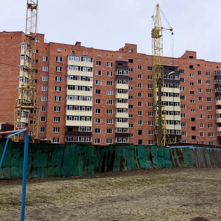 Ход строительства ул. Вооруженных сил Украины (Интернационалистов), 35/1-35/5, 6 дом, март 2025