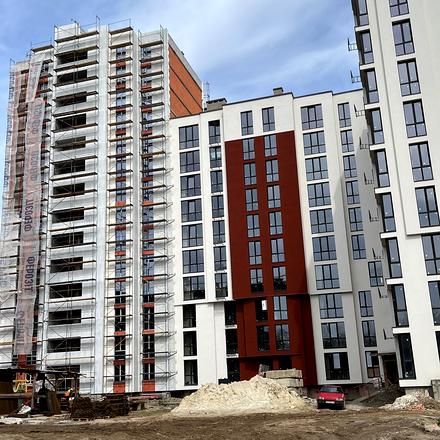 Хід будівництва ЖК Comfort House, 1 будинок (секції 1-3), квітень 2025