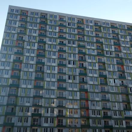 Ход строительства ЖК Грюнвальд, 3 дом (ул. Клавдиевская, 40г), июль 2014