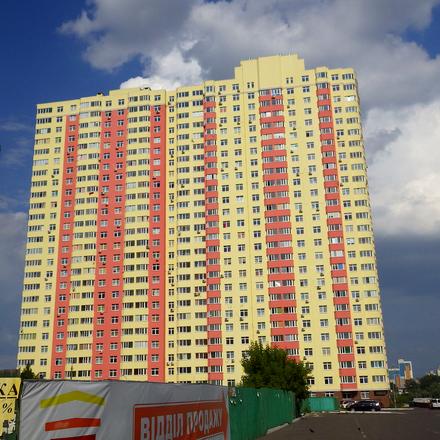 Хід будівництва ЖК Яскравий, 1 будинок (вул. Дегтяренка, 33), липень 2014