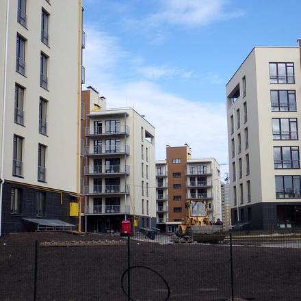 Ход строительства ЖК Липинка, 3 очередь (дом 10-С), сентябрь 2016