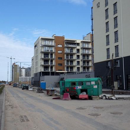 Ход строительства ЖК Липинка, 3 очередь (дом 9-С), сентябрь 2016