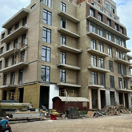 Хід будівництва Пространство на Дачній, Блок Б, серпень 2025