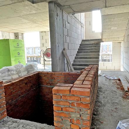 Хід будівництва ЖК Smart Residence, Внутрішні роботи, вересень 2025