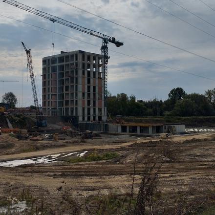 Ход строительства ЖК RIVERVILLE, 1.1-1.4 дома, сентябрь 2025