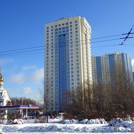 Хід будівництва ЖК Академіка Глушкова, 92б, 3 будинок (просп. Глушкова, 9г), лютий 2015