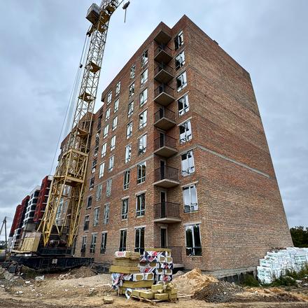 Ход строительства ЖК Первый квартал, 2 дом, октябрь 2025