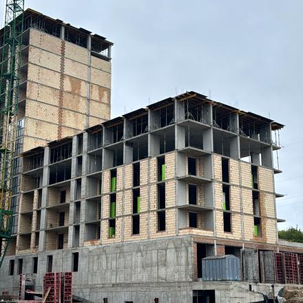 Ход строительства МФК Prime Tower, 3 дом, октябрь 2025