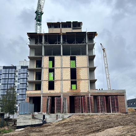 Ход строительства МФК Prime Tower, 3 дом, октябрь 2025