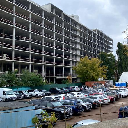 Хід будівництва вул. Князів Острозьких (Московська), 8, Будинок, жовтень 2025