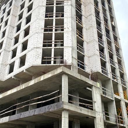 Хід будівництва ЖК Podil Plaza & Residence, 2 будинок, жовтень 2025
