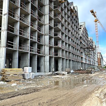 Хід будівництва ЖК Синергія Сіті, 35-36 будинки, жовтень 2025