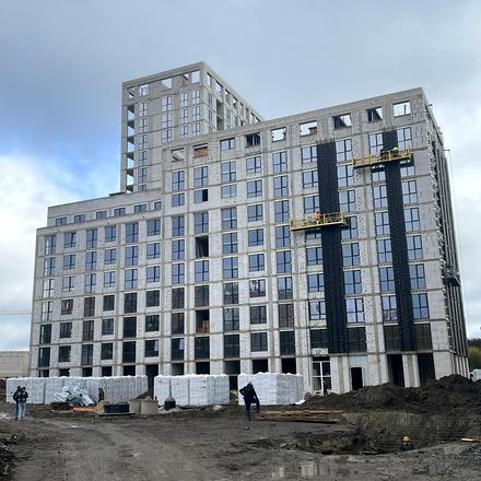 Хід будівництва ЖК Skywalker, 1 будинок, жовтень 2025