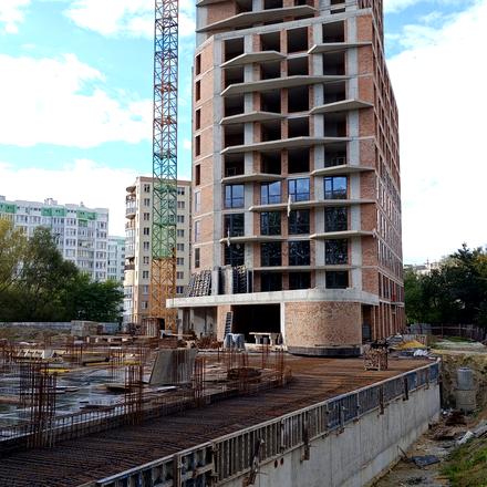 Хід будівництва ЖК на Величковського, Будинок, жовтень 2025