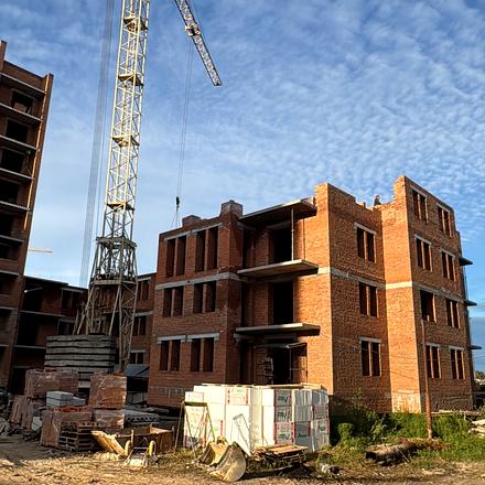 Ход строительства ЖК Киевский, 6 дом, октябрь 2025