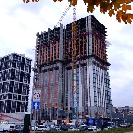 Ход строительства ЖК Avalon Up, 3 дом, октябрь 2025