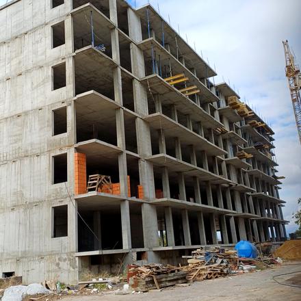 Ход строительства ЖК Парк Совиньон, 8 дом, октябрь 2025