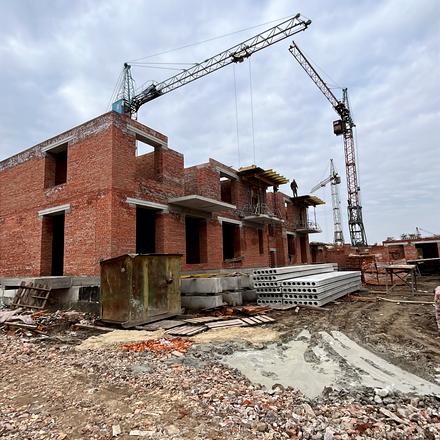 Ход строительства ЖК Містечко Південне, , октябрь 2025