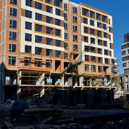 Ход строительства ЖК For Life, 7-8 дома, октябрь 2025