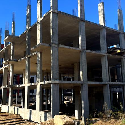 Ход строительства ЖК Гринвуд-3, 4 дом (секция 6), октябрь 2025