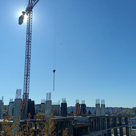 Хід будівництва ЖК Спортивний, 1 будинок, жовтень 2025