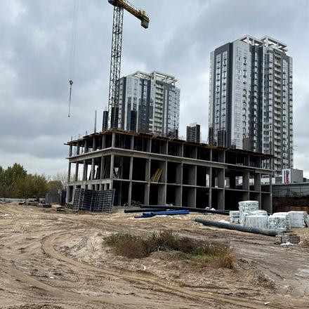Хід будівництва ЖК Dnipro Island, 2 будинок (секція 1), жовтень 2025