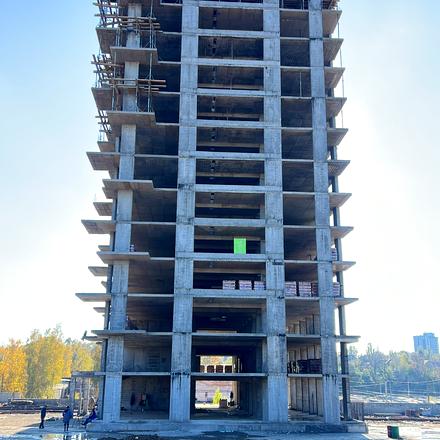 Ход строительства ЖК Central Park Vinnytsia, 7.1 дом, октябрь 2025