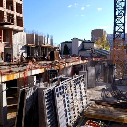 Ход строительства HELGA, 1 дом, октябрь 2025