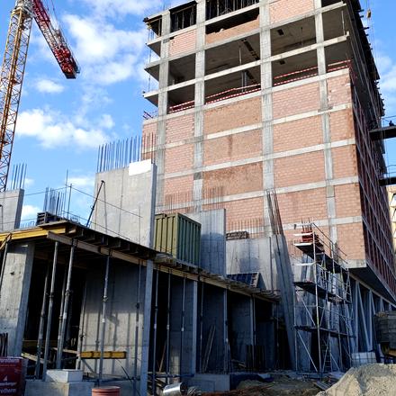 Ход строительства HELGA, 1 дом, октябрь 2025