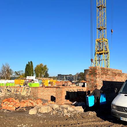 Ход строительства ЖК Семейный COMFORT 2, 2 дом (секция 2.2), октябрь 2025