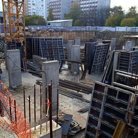 Ход строительства HELGA, 12 дом, октябрь 2025