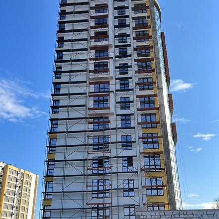 Ход строительства ЖК Lystopad, 1 дом, октябрь 2025