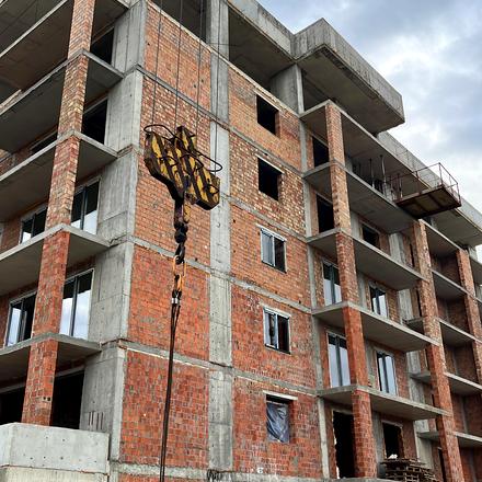 Хід будівництва ЖК Спортивний, 1 будинок, жовтень 2025