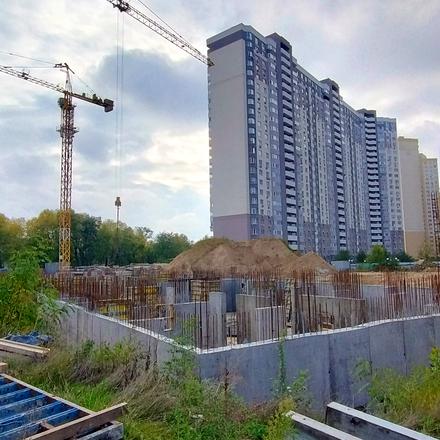 Хід будівництва ЖК Лісовий квартал, 16 будинок, жовтень 2025