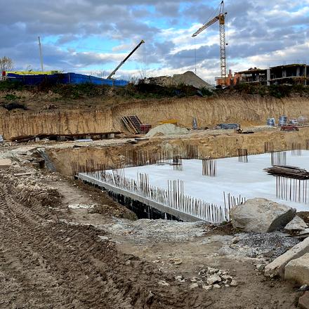 Хід будівництва вул. Івасюка, Будинок, жовтень 2025