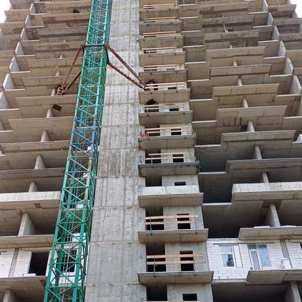 Хід будівництва ЖК Еллада, 5 будинок, жовтень 2025