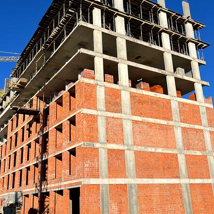 Ход строительства ЖК СОФІТ, 2 дом, октябрь 2025