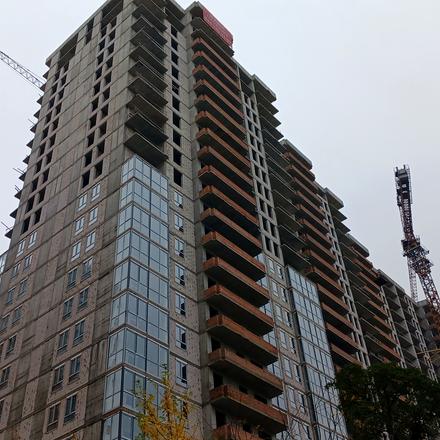 Ход строительства ЖК 4 сезона, 4 дом, ноябрь 2025