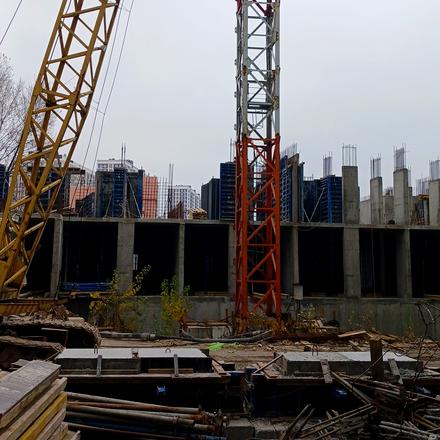 Ход строительства ЖК 4 сезона, 5 дом, ноябрь 2025