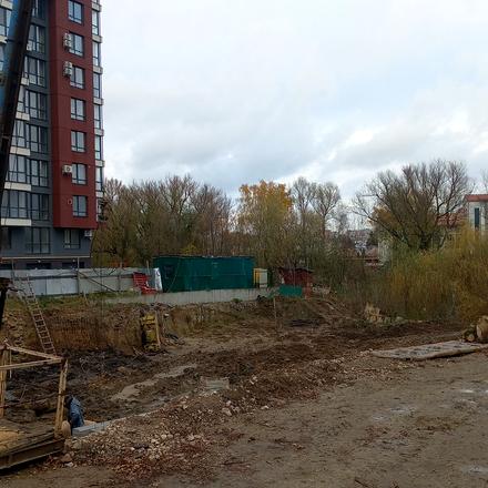 Хід будівництва пров. Цегельний, 1, Будинок, листопад 2025