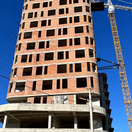 Хід будівництва ЖК на Миколайчука 38, 1 будинок, листопад 2025