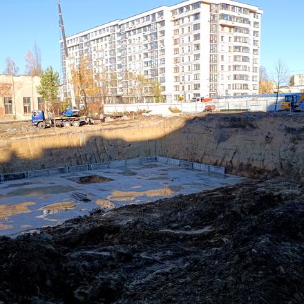 Ход строительства Курдонеры, 2 дом, ноябрь 2025