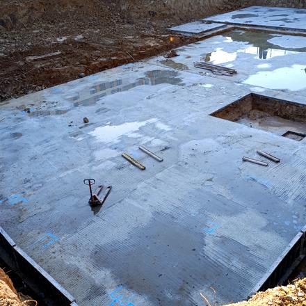 Ход строительства Курдонеры, 1 дом, ноябрь 2025